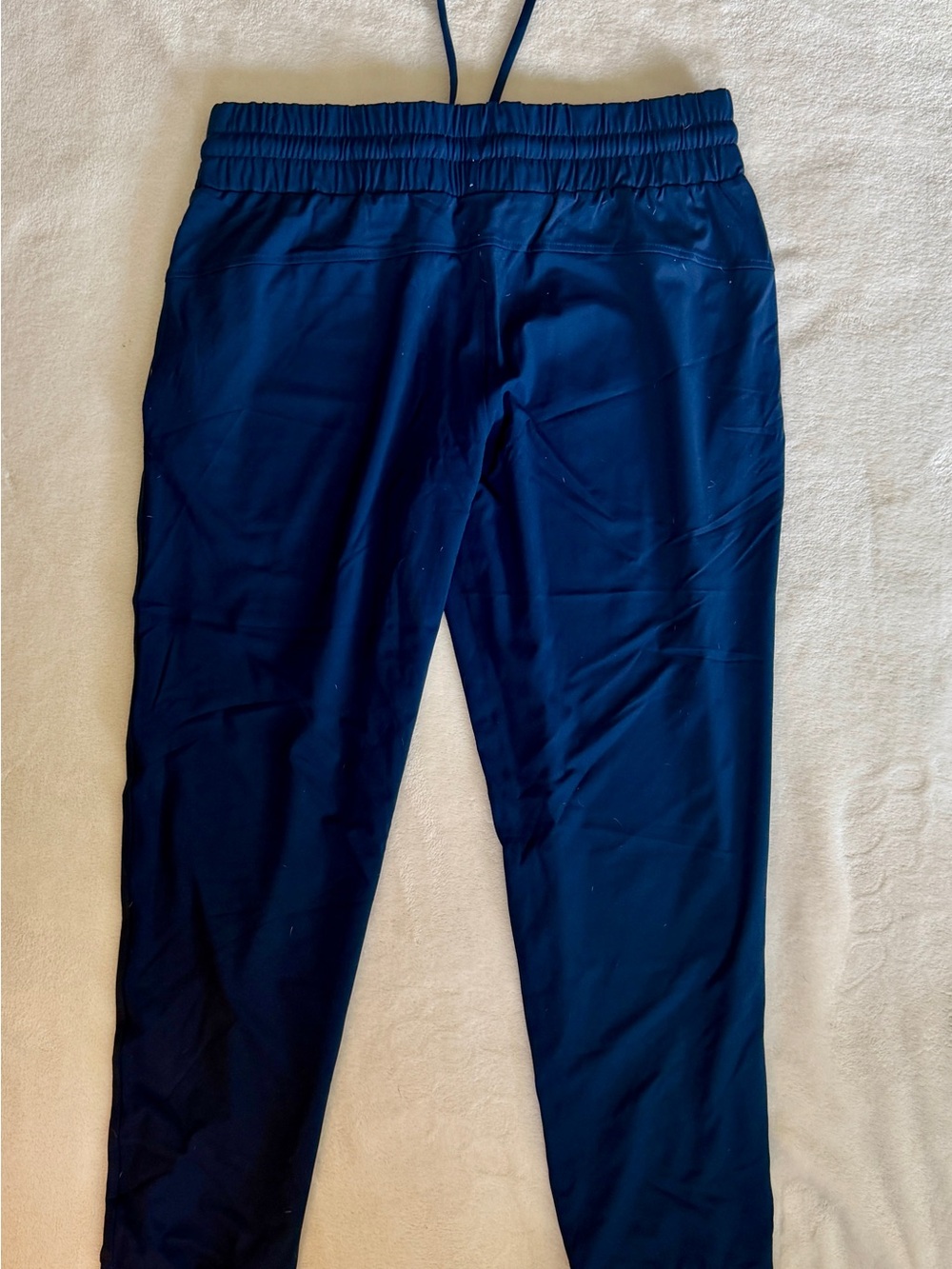 Women's Navy Drawstring Jogger Pants - Picture 2 of 4